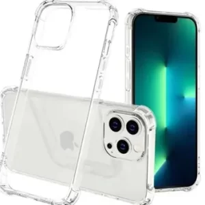 Inspiring & Living TPU Clear Shockproof Bumper Back Case Cover for iPhone 12 Pro