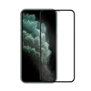 5 Packs Screen Printing Full Screen Black Edge Tempered Glass Screen Protector For iPhone X / XS / 11 Pro